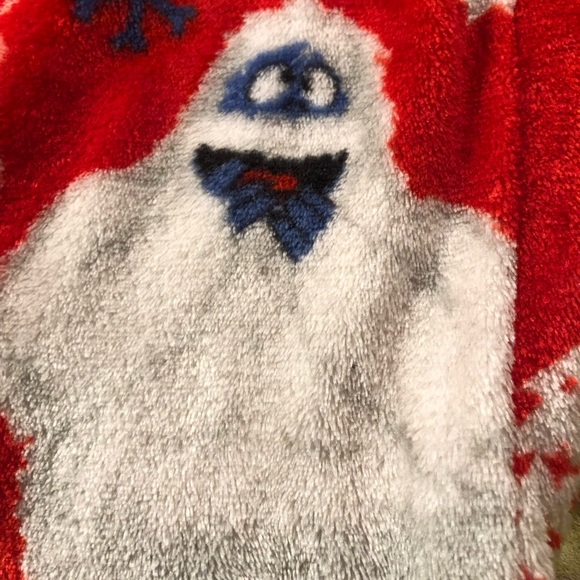 2 Rudolf the Red Nosed Reindeer pajama bottoms/medium and small child size - Picture 8 of 16